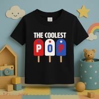 The Coolest Pop Happy Father's Day Popsicles Toddler T-Shirt thumb 3