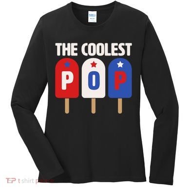 The Coolest Pop Happy Father's Day Popsicles Women's Long Sleeve Shirt