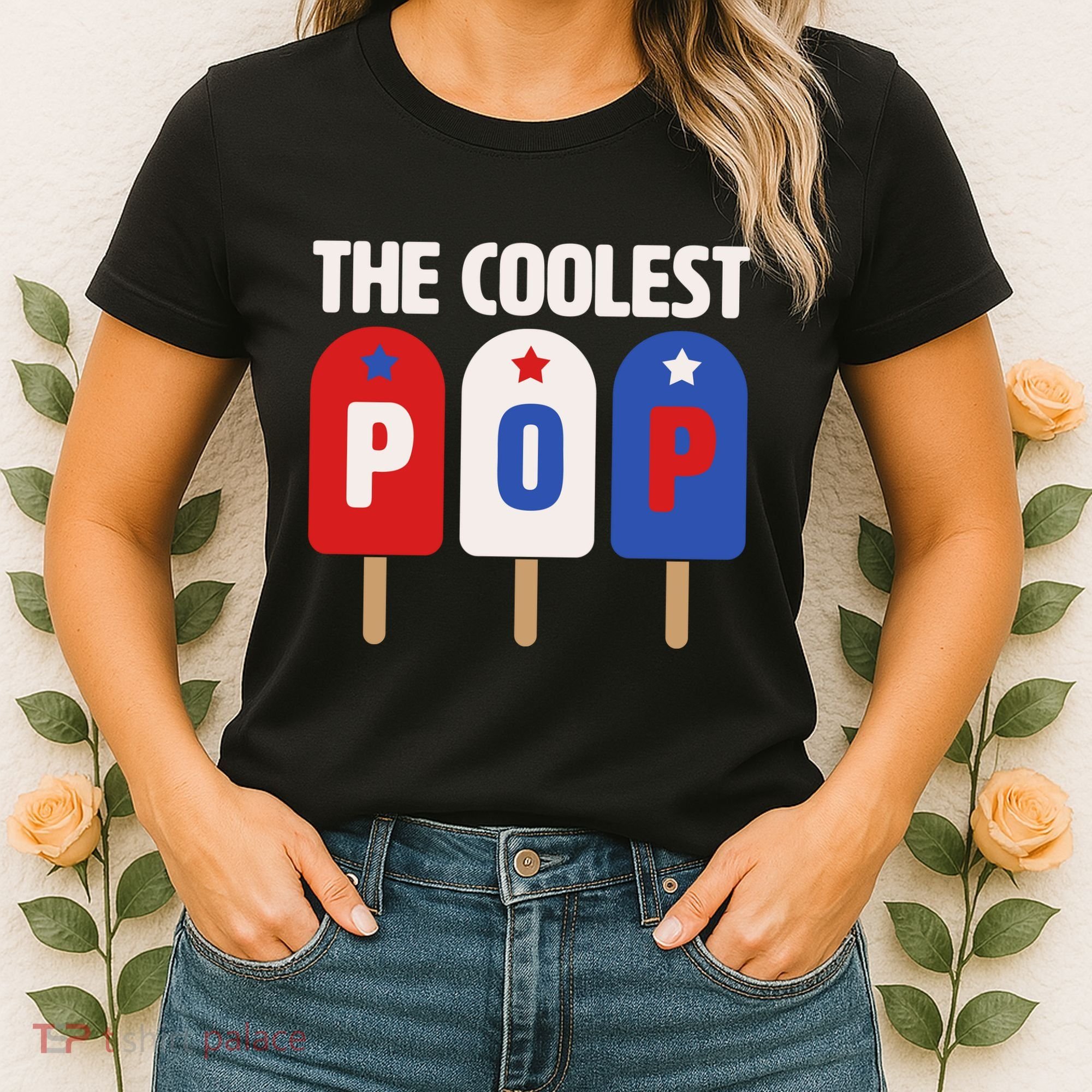 The Coolest Pop Happy Father's Day Popsicles Women's T-Shirt