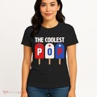 The Coolest Pop Happy Father's Day Popsicles Women's T-Shirt thumb 4