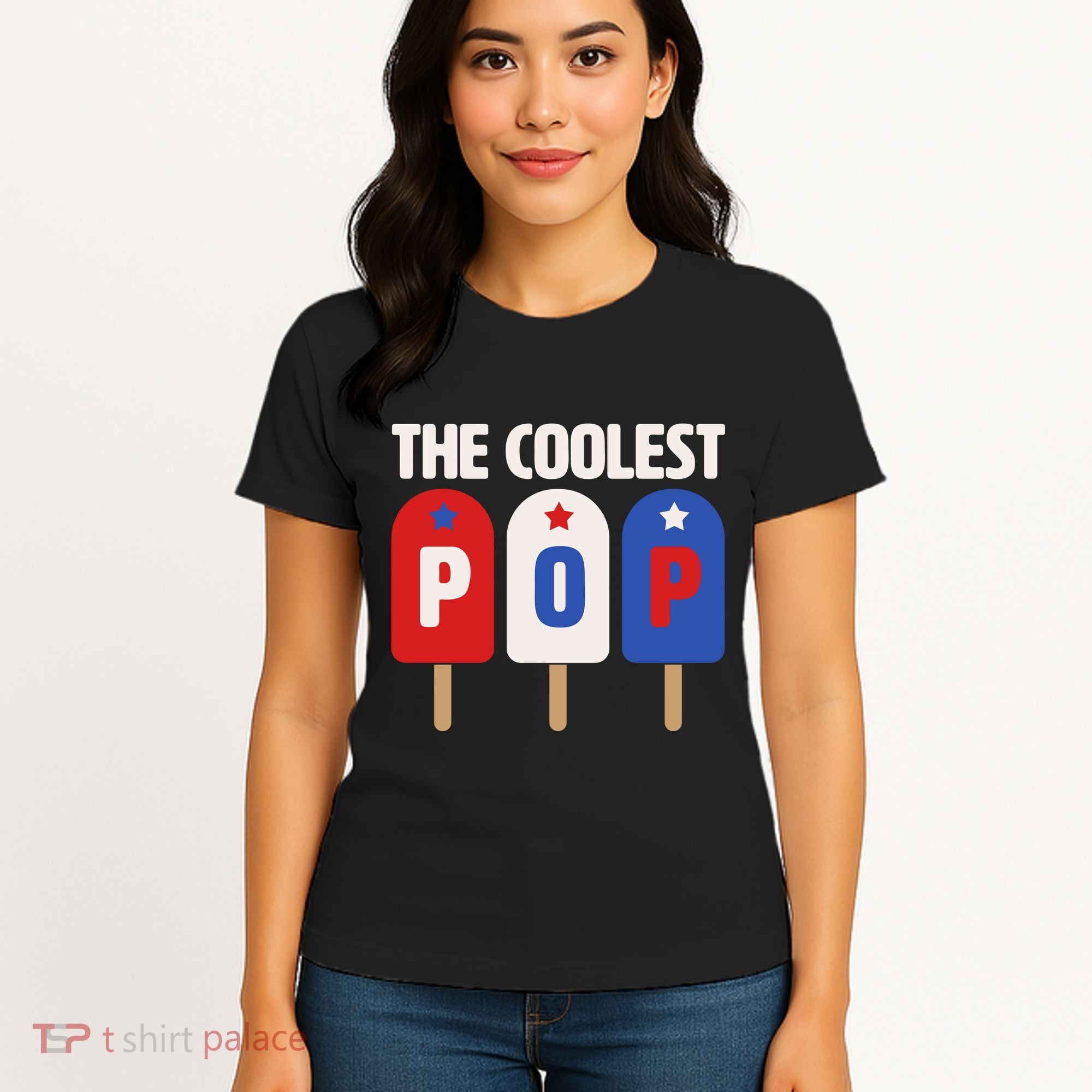 The Coolest Pop Happy Father's Day Popsicles Women's T-Shirt