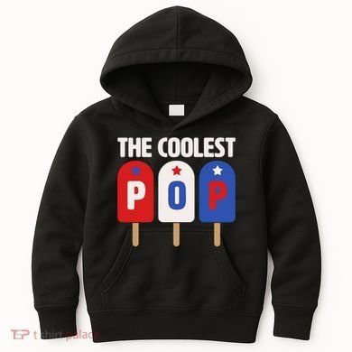 The Coolest Pop Happy Father's Day Popsicles Kids Hoodie
