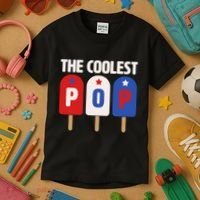 The Coolest Pop Happy Father's Day Popsicles Kids T-Shirt thumb 3