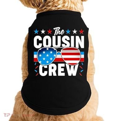 The Cousin Crew USA American Flag Doggie Tank