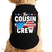 The Cousin Crew USA American Flag Doggie Tank thumb 0