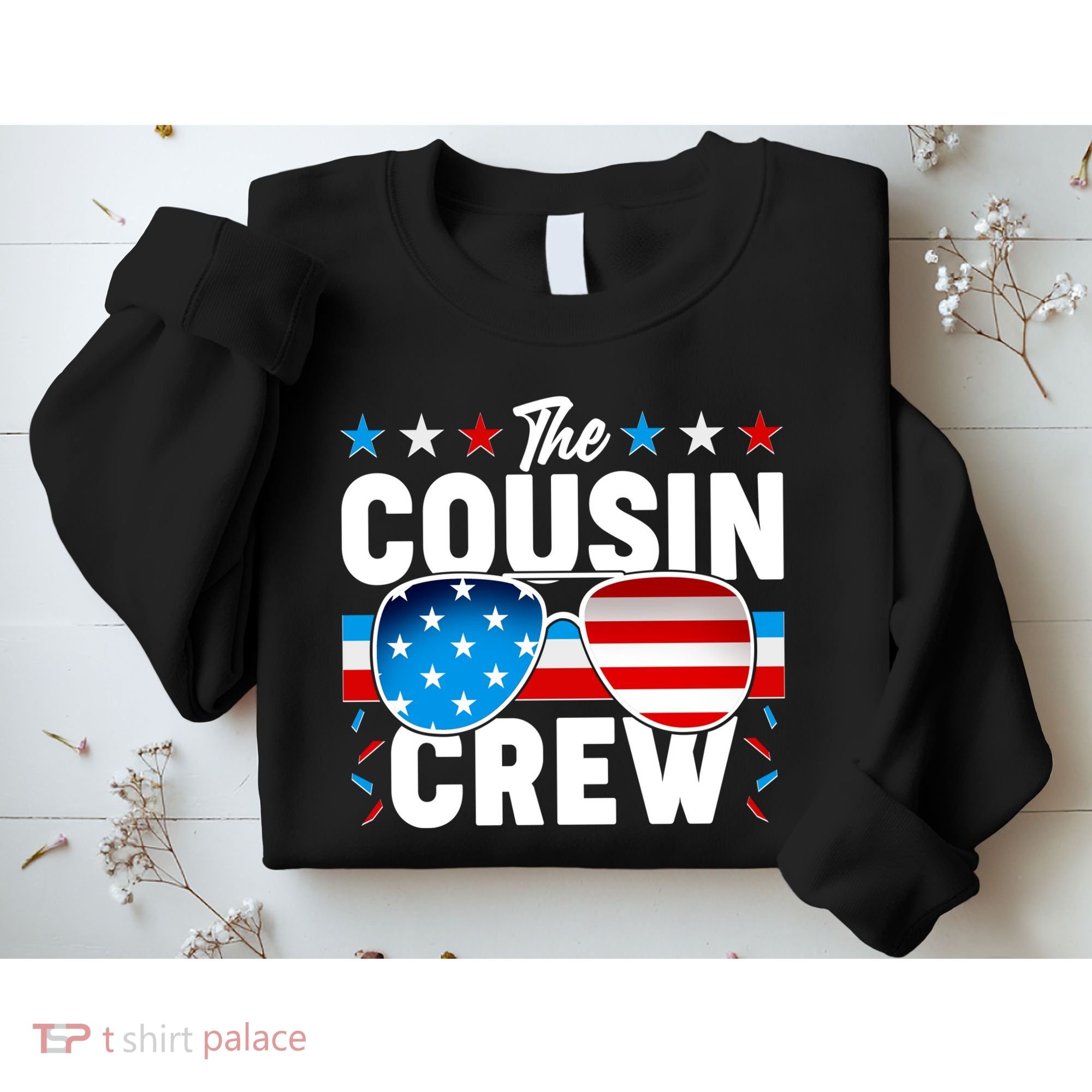 The Cousin Crew USA American Flag Sweatshirt