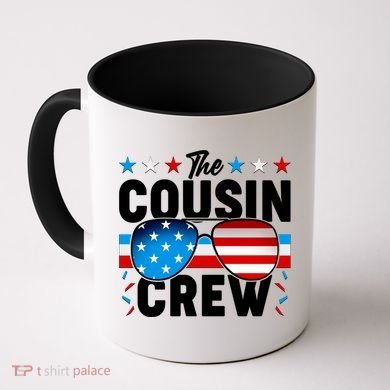 The Cousin Crew USA American Flag Coffee Mug