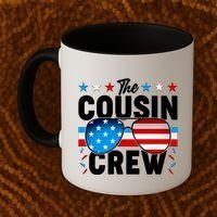 The Cousin Crew USA American Flag Coffee Mug thumb 2