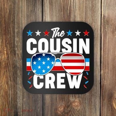 The Cousin Crew USA American Flag Coaster