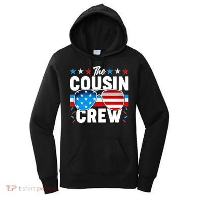 The Cousin Crew USA American Flag Women's Hoodie