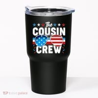 The Cousin Crew USA American Flag Tumbler thumb 0