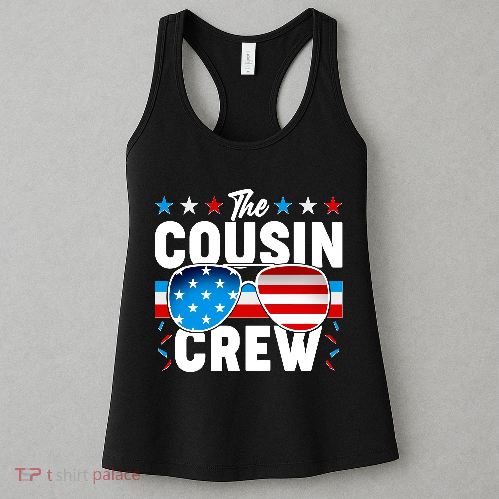 The Cousin Crew USA American Flag Women's Tank Top