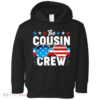 The Cousin Crew USA American Flag Toddler Hoodie