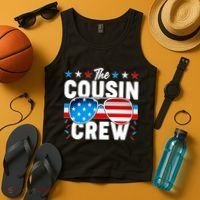 The Cousin Crew USA American Flag Tank Top thumb 4