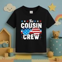 The Cousin Crew USA American Flag Toddler T-Shirt thumb 3