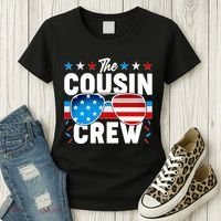 The Cousin Crew USA American Flag Women's T-Shirt thumb 3