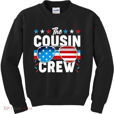 The Cousin Crew USA American Flag Kids Sweatshirt