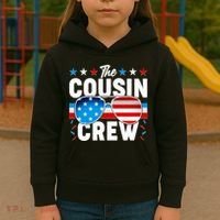 The Cousin Crew USA American Flag Kids Hoodie thumb 3