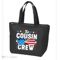 The Cousin Crew USA American Flag Tote Bag thumb 3