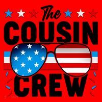 The Cousin Crew USA American Flag Santa Hat thumb 1