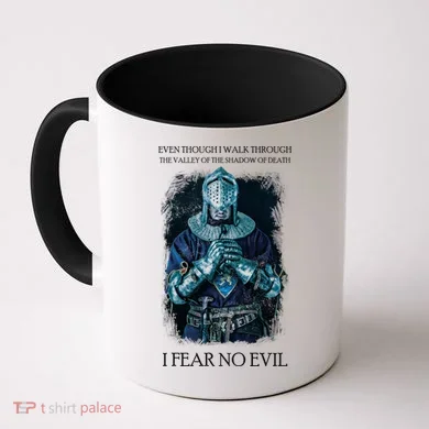 The Crusader Fear No Evil Coffee Mug