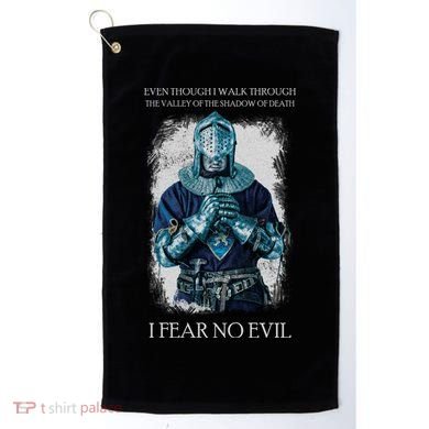 The Crusader Fear No Evil Golf Towel
