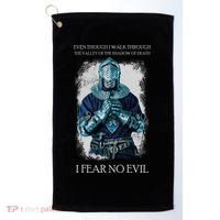 The Crusader Fear No Evil Golf Towel thumb 0