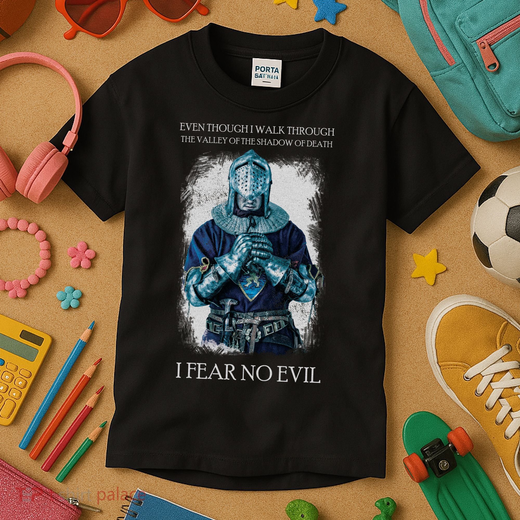 The Crusader Fear No Evil Kids T-Shirt