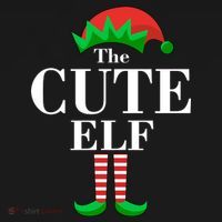 The Cute Elf Family Matching Christmas Doggie Tank thumb 4