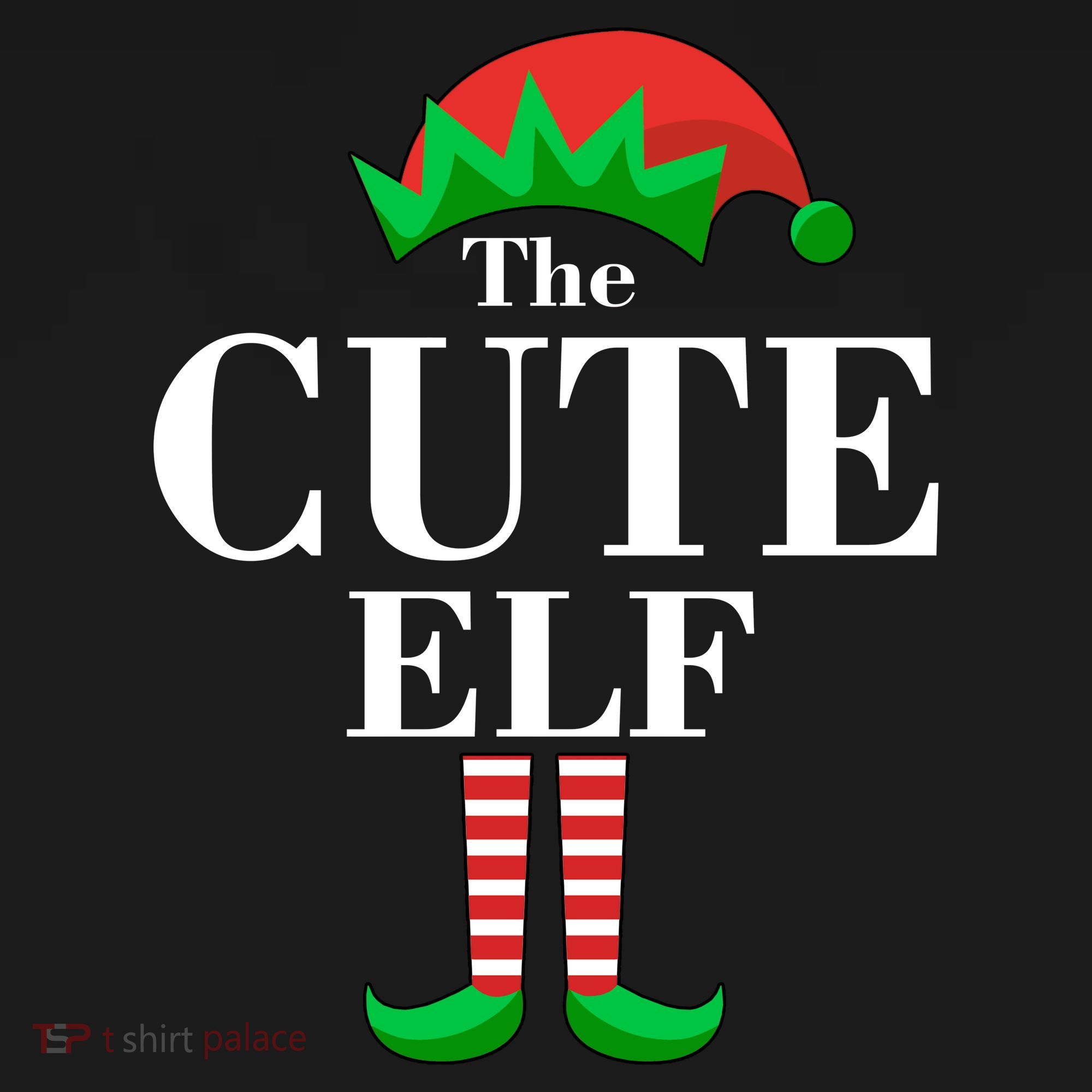 The Cute Elf Family Matching Christmas USA-Made Doggie Bandana