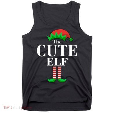 The Cute Elf Family Matching Christmas Tank Top