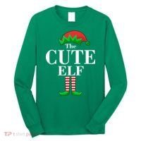 The Cute Elf Family Matching Christmas Long Sleeve Shirt thumb 0