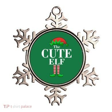 The Cute Elf Family Matching Christmas Ornament