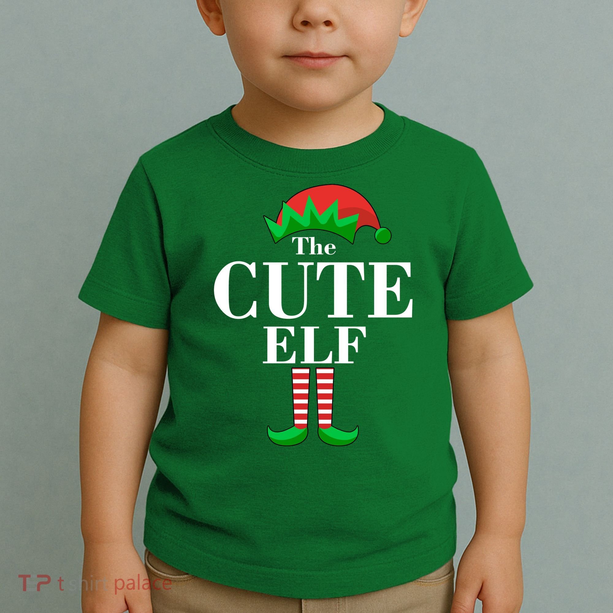 The Cute Elf Family Matching Christmas Toddler T-Shirt