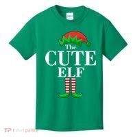 The Cute Elf Family Matching Christmas Kids T-Shirt thumb 0
