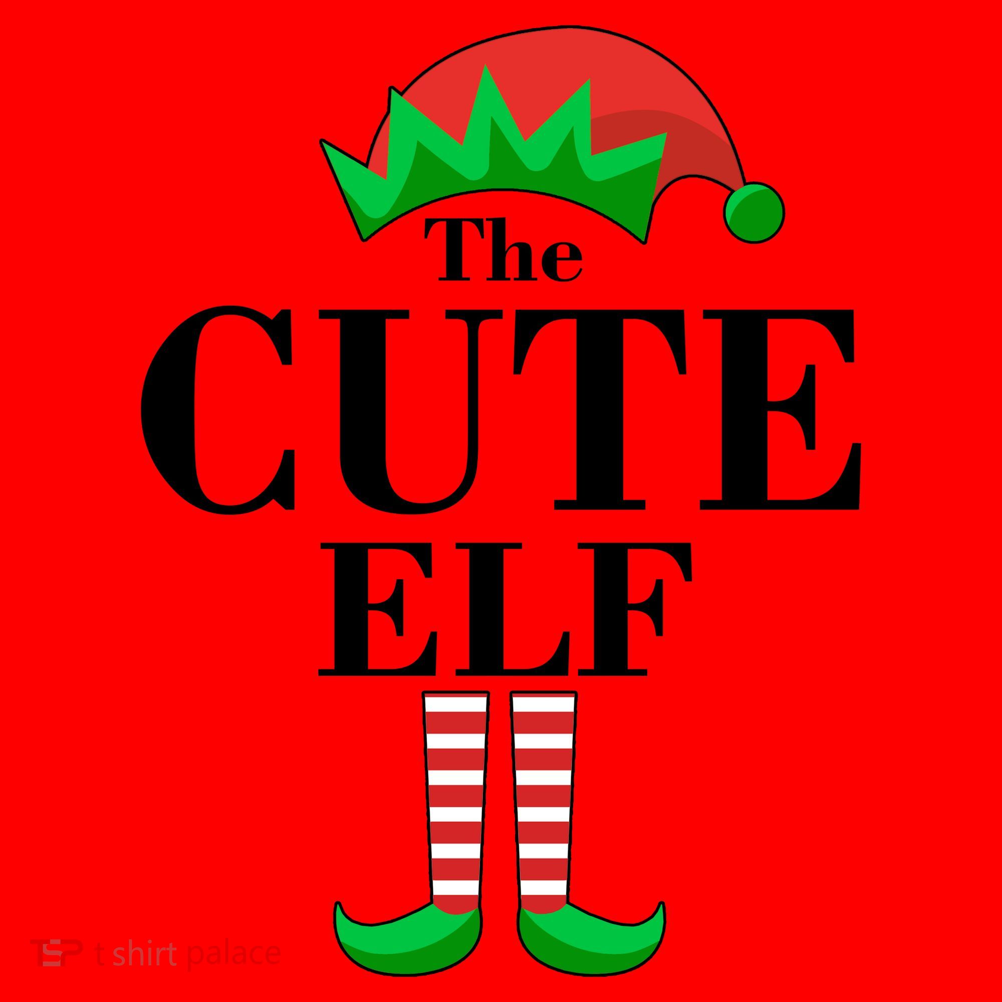 The Cute Elf Family Matching Christmas Santa Hat