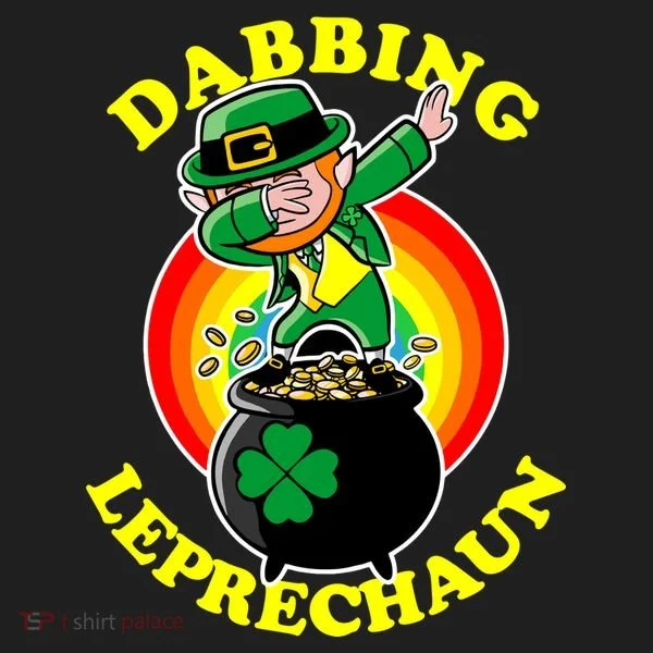 The Dabbing Leprechaun Irish Rainbow Dab St. Patrick's Day Women's Sweatshirt