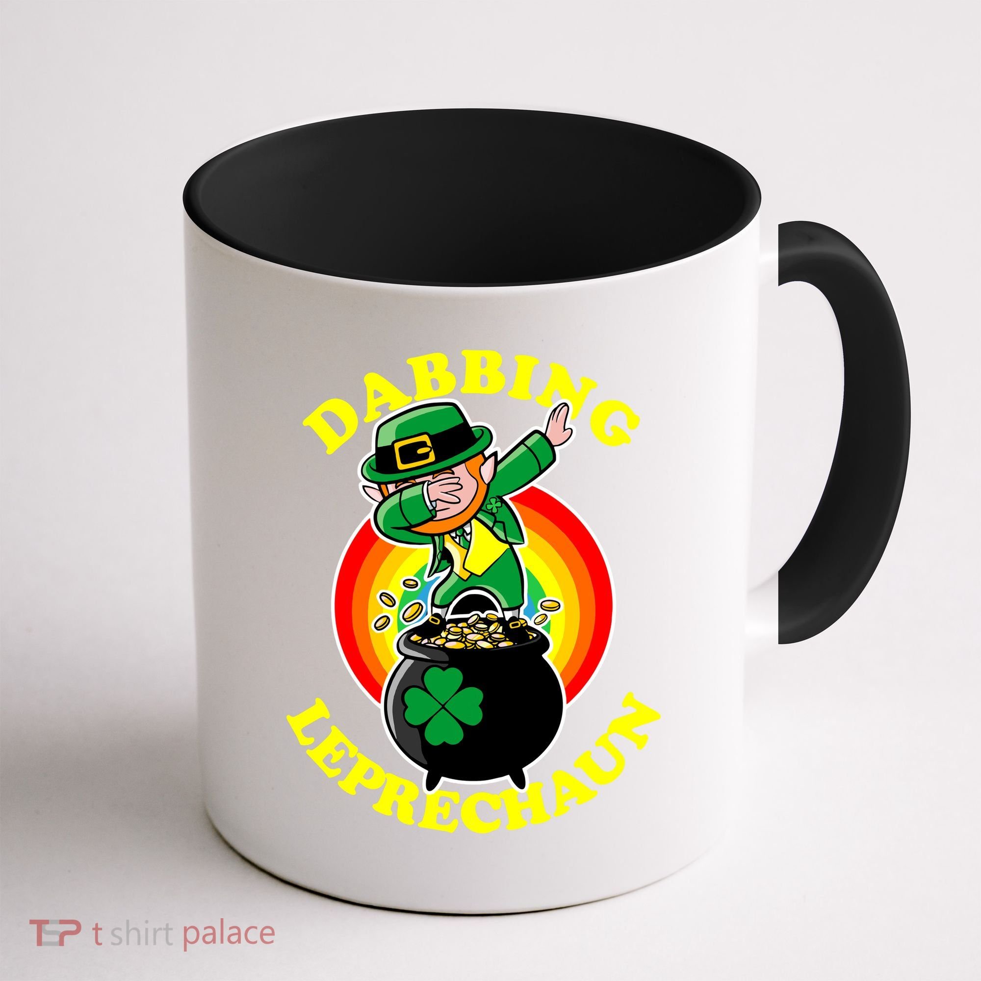 The Dabbing Leprechaun Irish Rainbow Dab St. Patrick's Day Coffee Mug