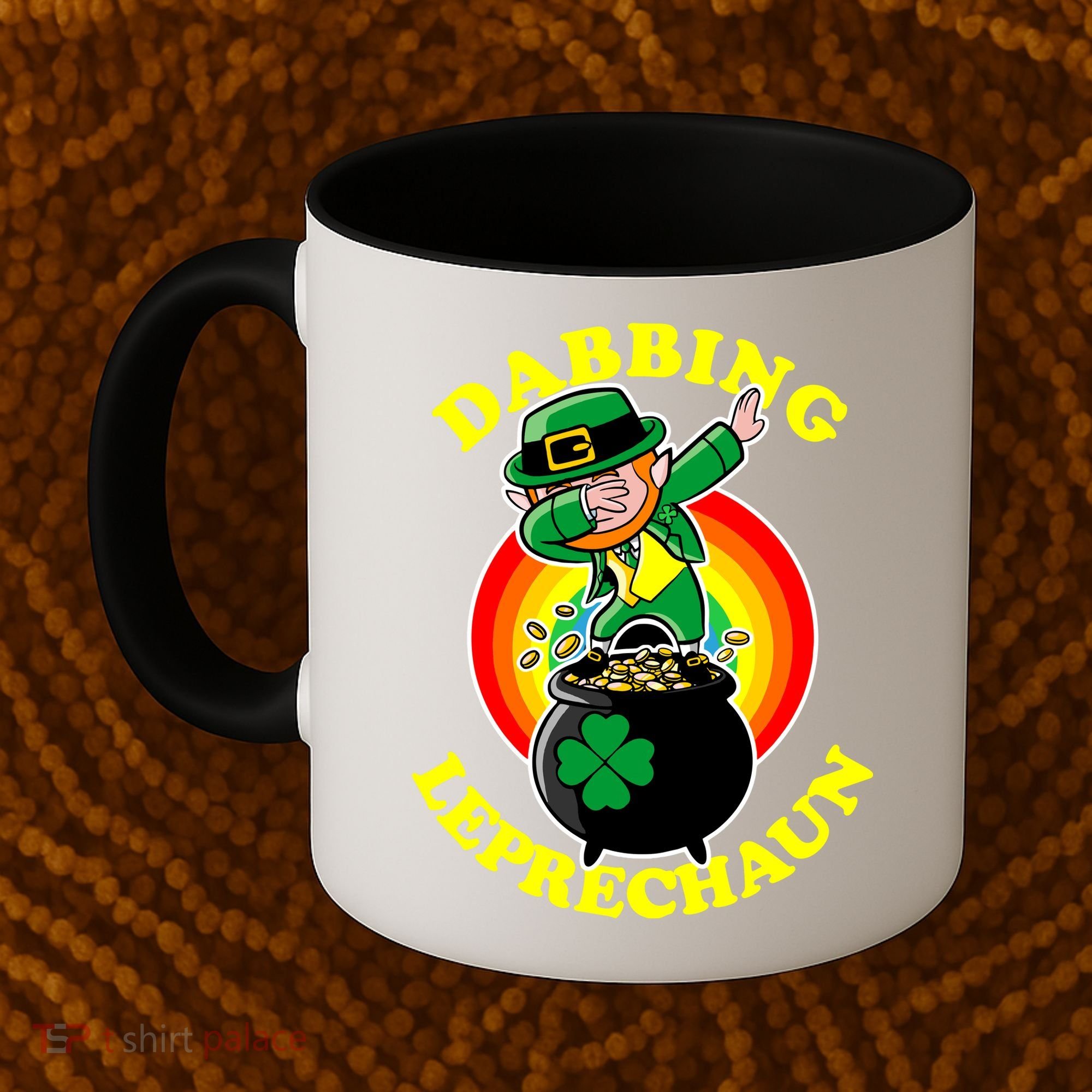 The Dabbing Leprechaun Irish Rainbow Dab St. Patrick's Day Coffee Mug