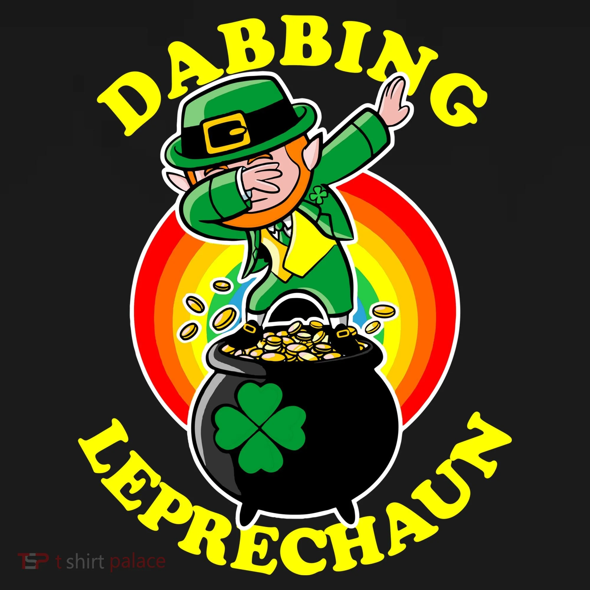 The Dabbing Leprechaun Irish Rainbow Dab St. Patrick's Day Women's Hoodie