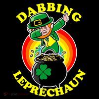 The Dabbing Leprechaun Irish Rainbow Dab St. Patrick's Day Visor thumb 3