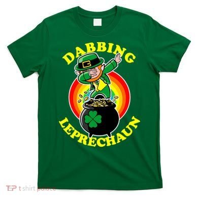 The Dabbing Leprechaun Irish Rainbow Dab St. Patrick's Day T-Shirt