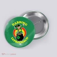 The Dabbing Leprechaun Irish Rainbow Dab St. Patrick's Day Button thumb 0