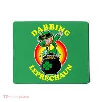 The Dabbing Leprechaun Irish Rainbow Dab St. Patrick's Day Mousepad thumb 0