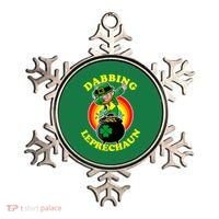 The Dabbing Leprechaun Irish Rainbow Dab St. Patrick's Day Ornament thumb 0