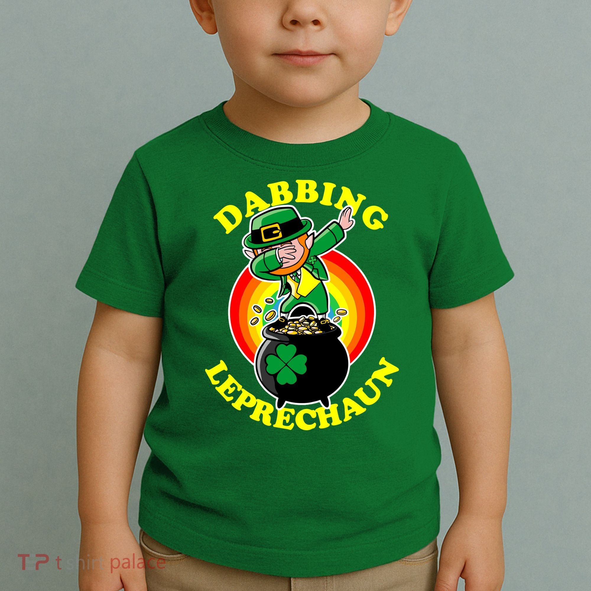 The Dabbing Leprechaun Irish Rainbow Dab St. Patrick's Day Toddler T-Shirt