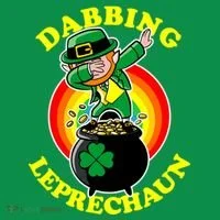 The Dabbing Leprechaun Irish Rainbow Dab St. Patrick's Day Women's T-Shirt thumb 6