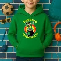 The Dabbing Leprechaun Irish Rainbow Dab St. Patrick's Day Kids Hoodie thumb 2
