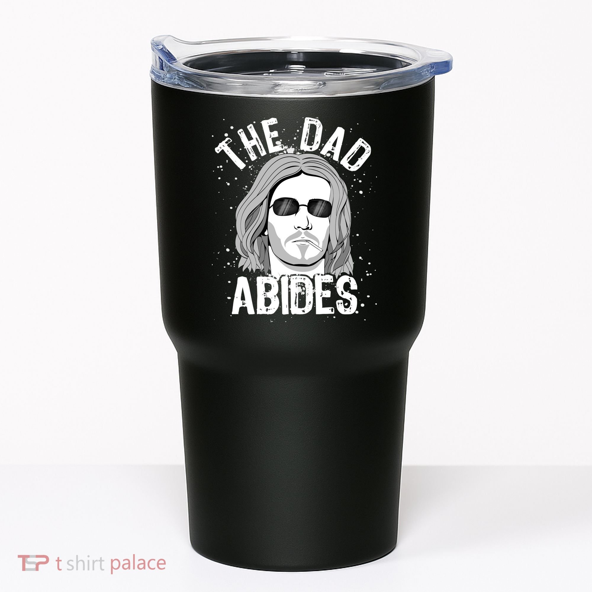 The Dad Abides Coll Shades Tumbler