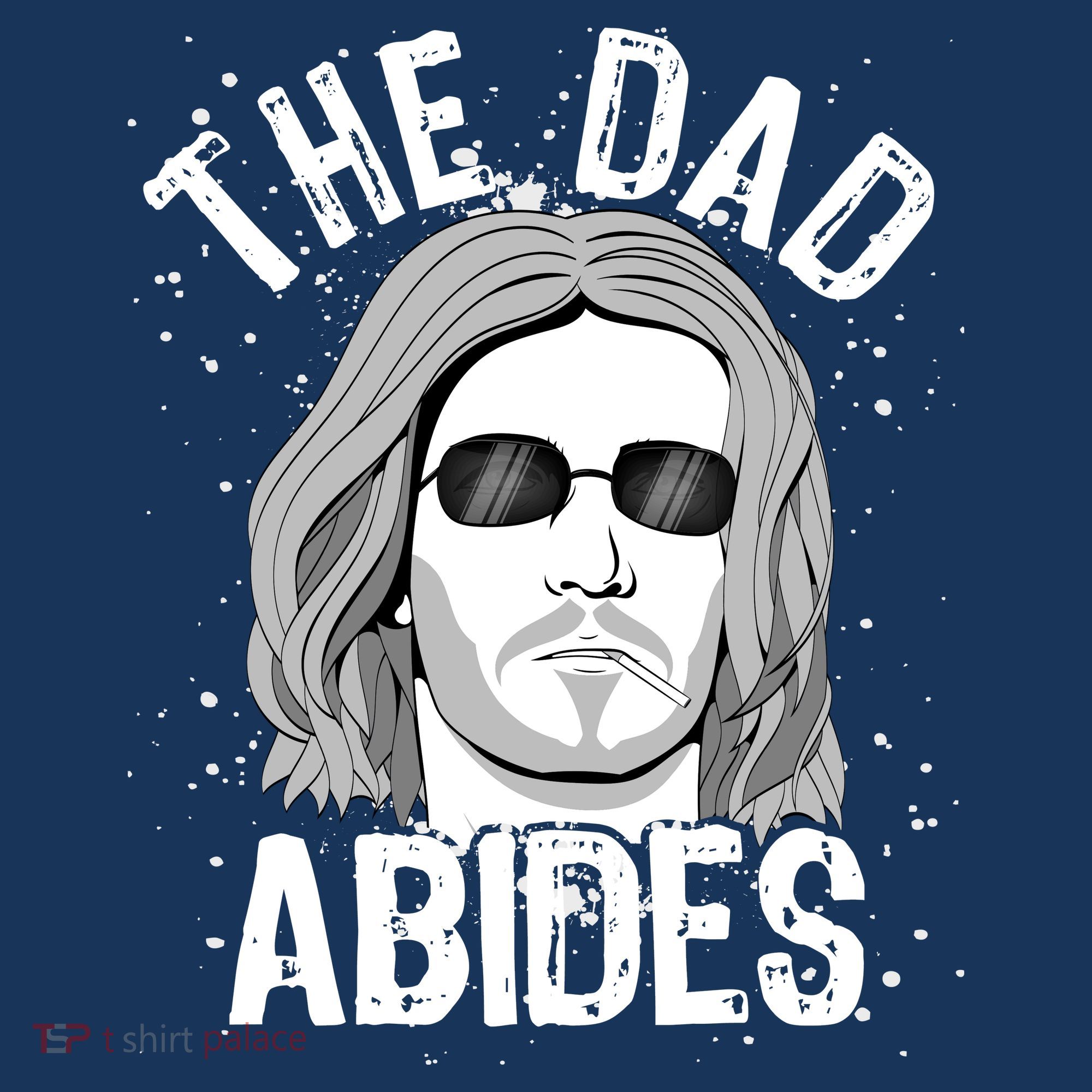 The Dad Abides Coll Shades Long Sleeve Shirt